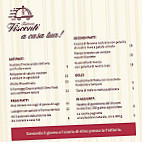 Trattoria Visconti menu
