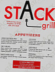 Stack Grill menu