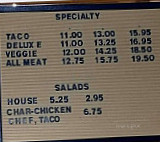 The Pizza House Incorporated menu