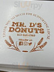Mr D's Donut Shop inside