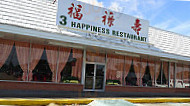 Three Happiness outside