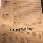 The Worlds End Craft Burger menu