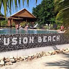 Fusion Beach Placencia, Belize outside