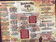 Starkville Cafe menu