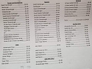 Bait Shop Burgers menu