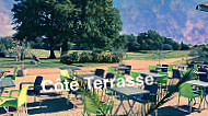Côté Terrasse De L'hôtel Les Dryades inside