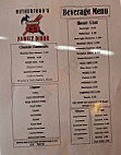 Rutherford's 66 Family Diner menu