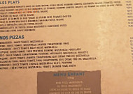 La Grisette menu