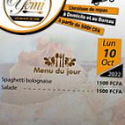 Les Délices De Yemi menu