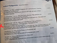 Schweers Harms Fischerhus menu
