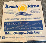 Nh Beach Pizza Llc menu