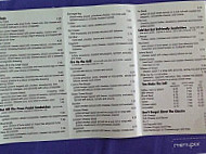 Meg's Grill menu