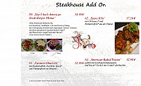 Fidos Steakhouse menu