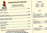 Osteria Braceria Il Barone menu