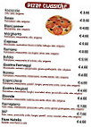 Pizzeria Club Domenica menu