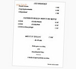 Restaurant Pizzeria Mi-Ange Mi-Demon menu