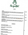 Cafe Augustin menu