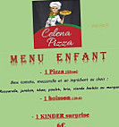 Celena Pizza menu