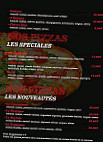 Pizzas Du Baou menu