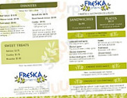 Freska Mediterranean Grill menu