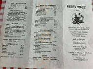 Vicki's Diner And Deli menu