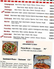 Pizz'à La Carte menu
