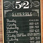 5&2 Cafe menu