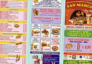 San Marco Pizzeria E Kebab menu