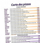 Orso Pizza menu