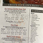 Nancy's Chicago Pizza menu