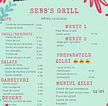 Sebbs Grill Exercitiu menu