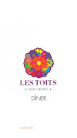 Les Toits menu