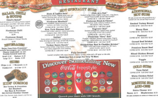 Firehouse Subs West Bend Center menu