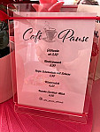 Cafe Pause menu