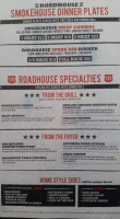 Roadhouse 125 menu