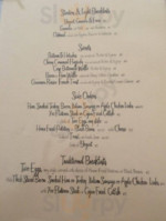 Point Hudson Cafe menu