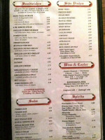 Olde Falls Inn menu