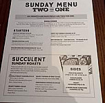 The Dog And Duck Shardlow menu