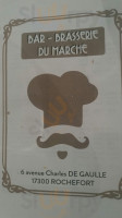 Brasserie Du Marché menu