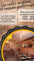 La Cab'anne food