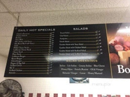 Kingston Deli Cafe Inc menu
