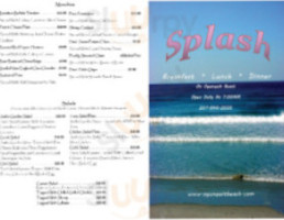 Splash menu