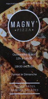Magny 'pizza menu