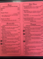Lucy's Two menu