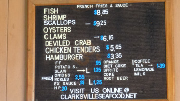 Clarksville Seafood Inc inside