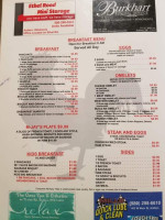 Mjay's Diner menu