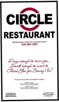 Circle Restaurant menu