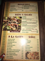 Polo's Mexican menu