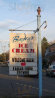 Bayley's Ice Cream outside