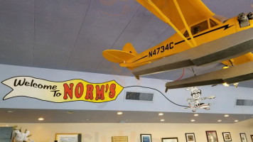 Norm's Hangar Coffee Shop menu